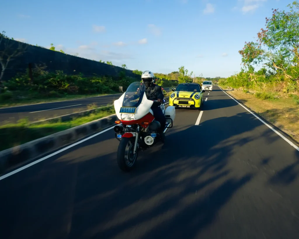 Police Escort Bali Service | Bali Premium Police Escort Car and Bikes