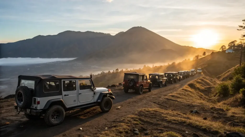 Jeep trekking in Mount Batur | Bali Premium Trip