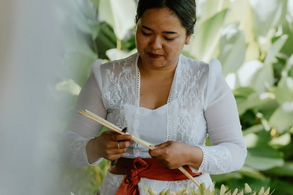 Making Canang at Nandini Villa | Bali Premium Trip