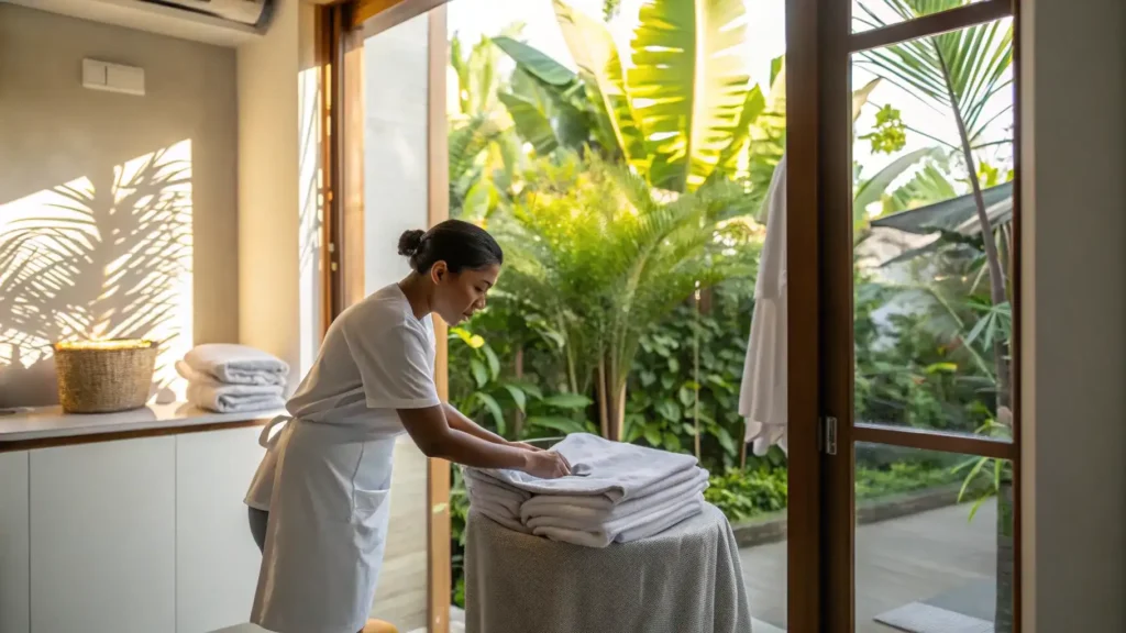 Housemaid Tidying | Domestic Helper Service | Bali Premium Trip