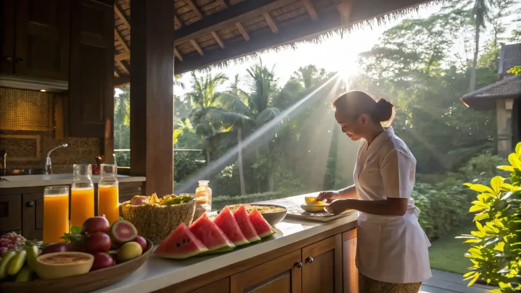 Housemaid Prepare Food | Domestic Helper Service | Bali Premium Trip