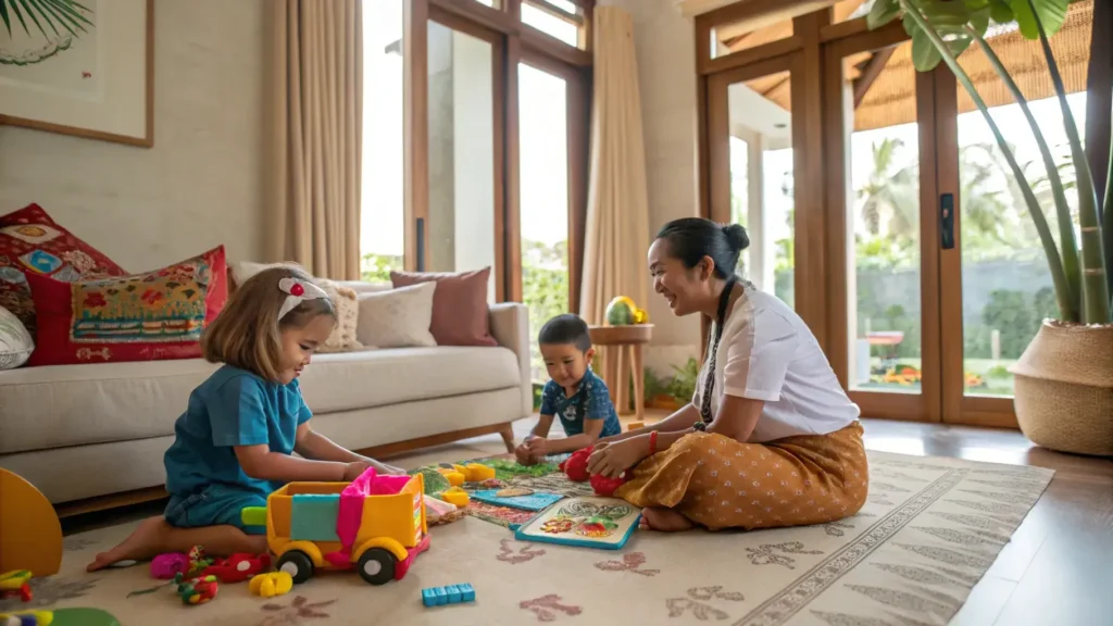 Child playing | Nanny & Babysitting Services | Bali Premium Trip