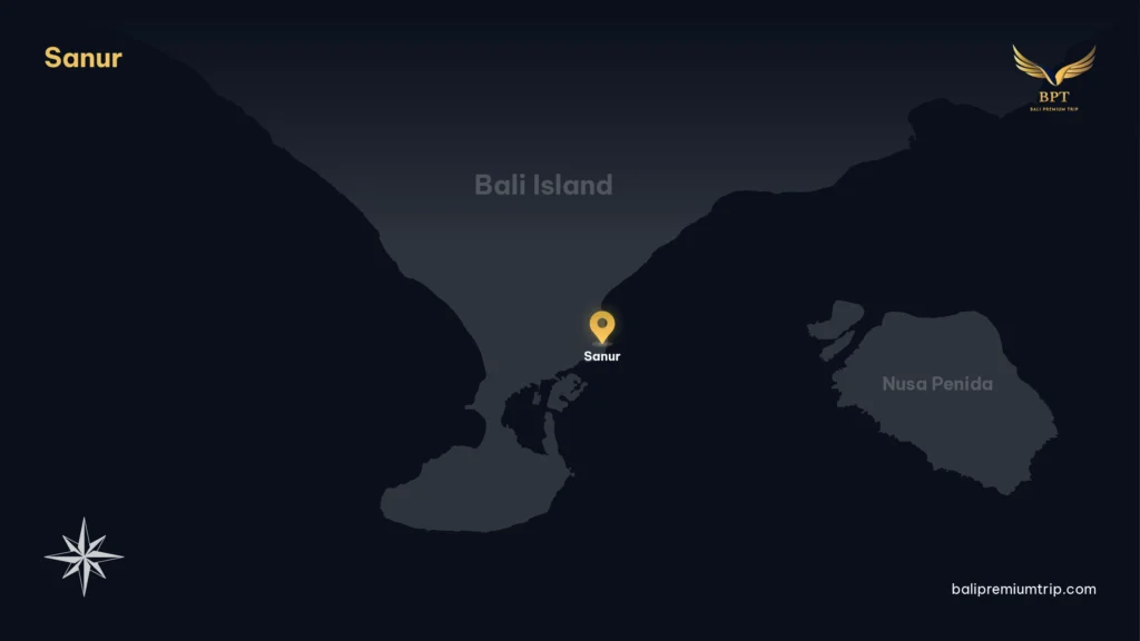 Maps Sanur | Bali Premium Trip