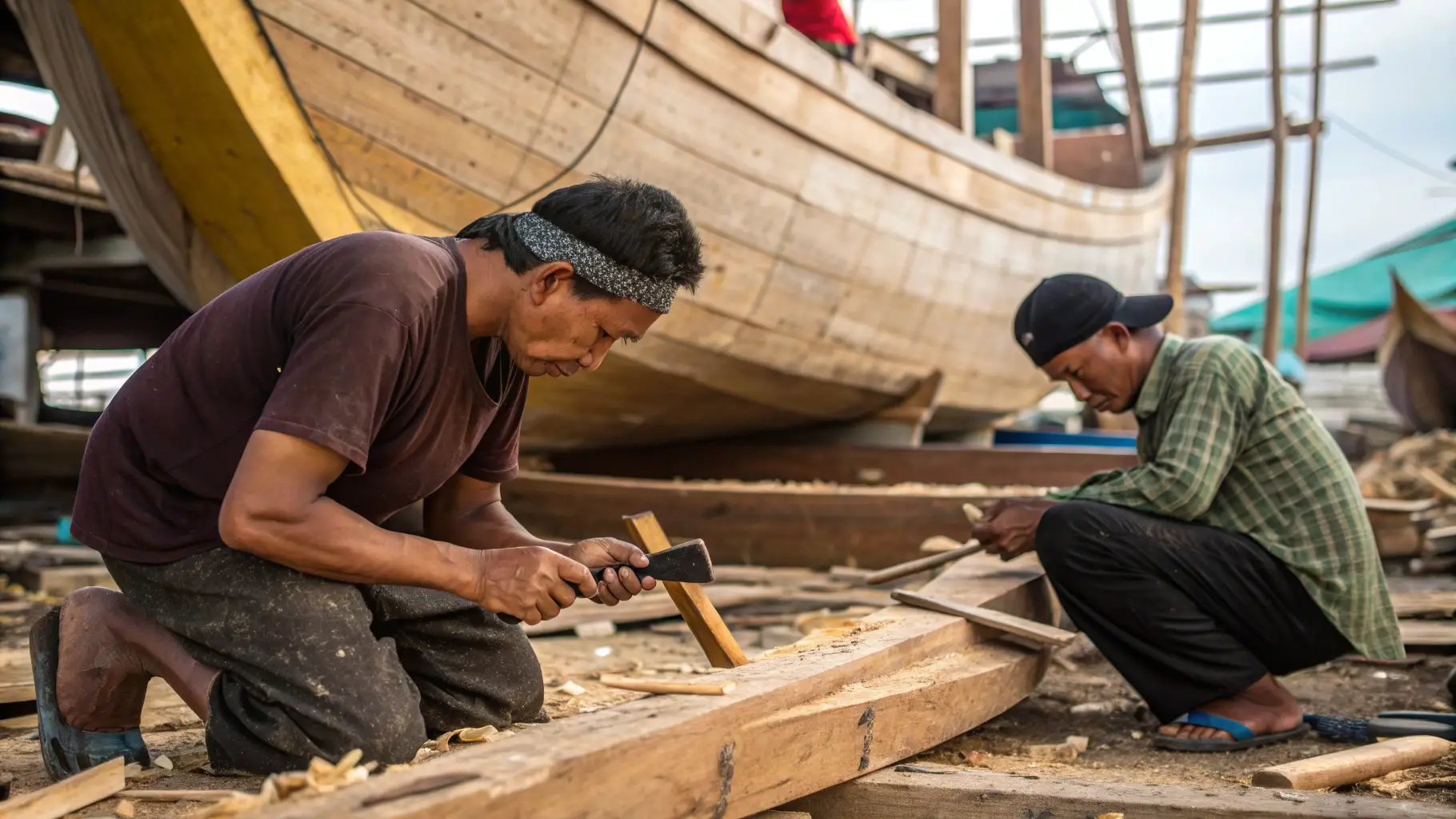 Custom Phinisi Construction