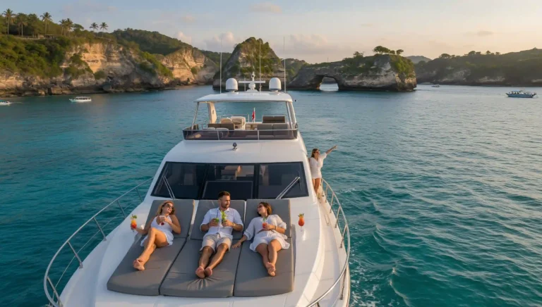 Morning Departure and Ocean Crossing | Nusa Penida Yacht Charter | Bali Premium Trip