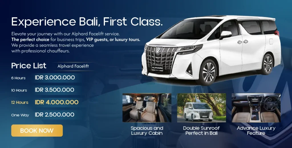 Alphard Rental Price in Bali | Bali Premium Trip