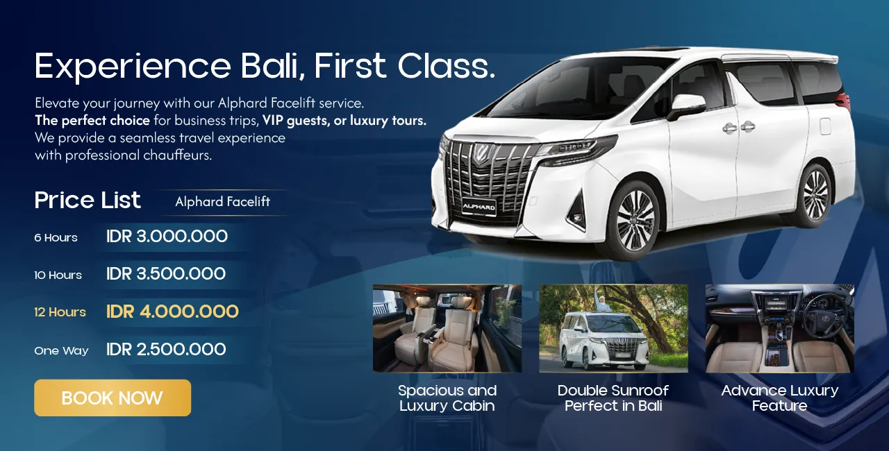 Alphard Rental Price in Bali | Bali Premium Trip