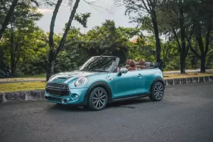 Sewa MINI Cooper Aqua Blue Bali | Lepas Kunci | Bali Premium Trip