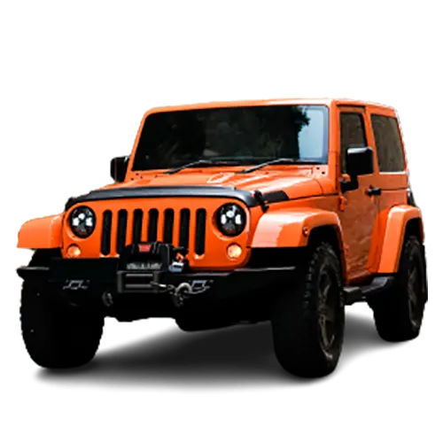 Jeep Wrangler Rubicon Orange - BaliPremium Trip