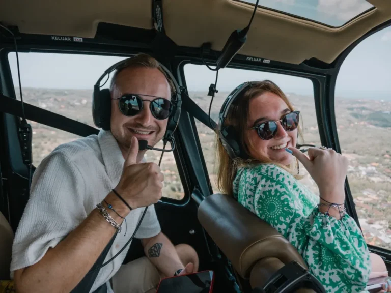 Heli tour & transfer bali premium trip