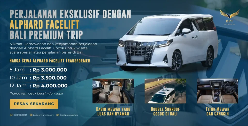 Banner Harga Sewa Alphard di Bali | Bali Premium Trip