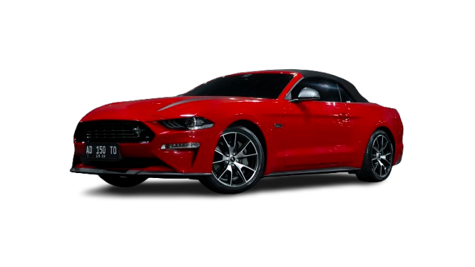 Ford Mustang Cabriolet Merah