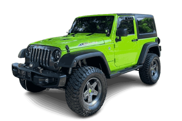 Jeep Rubicon Sahara Neon Green