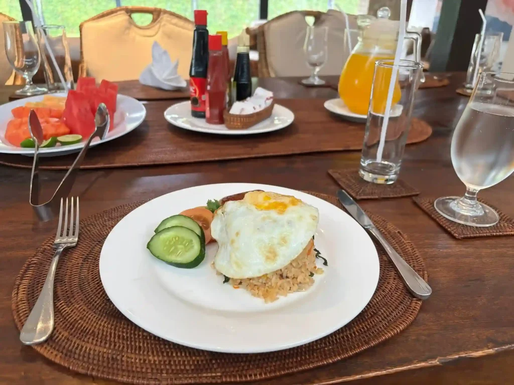 Menu Sarapan di Villa Hana | Bali Premium Trip