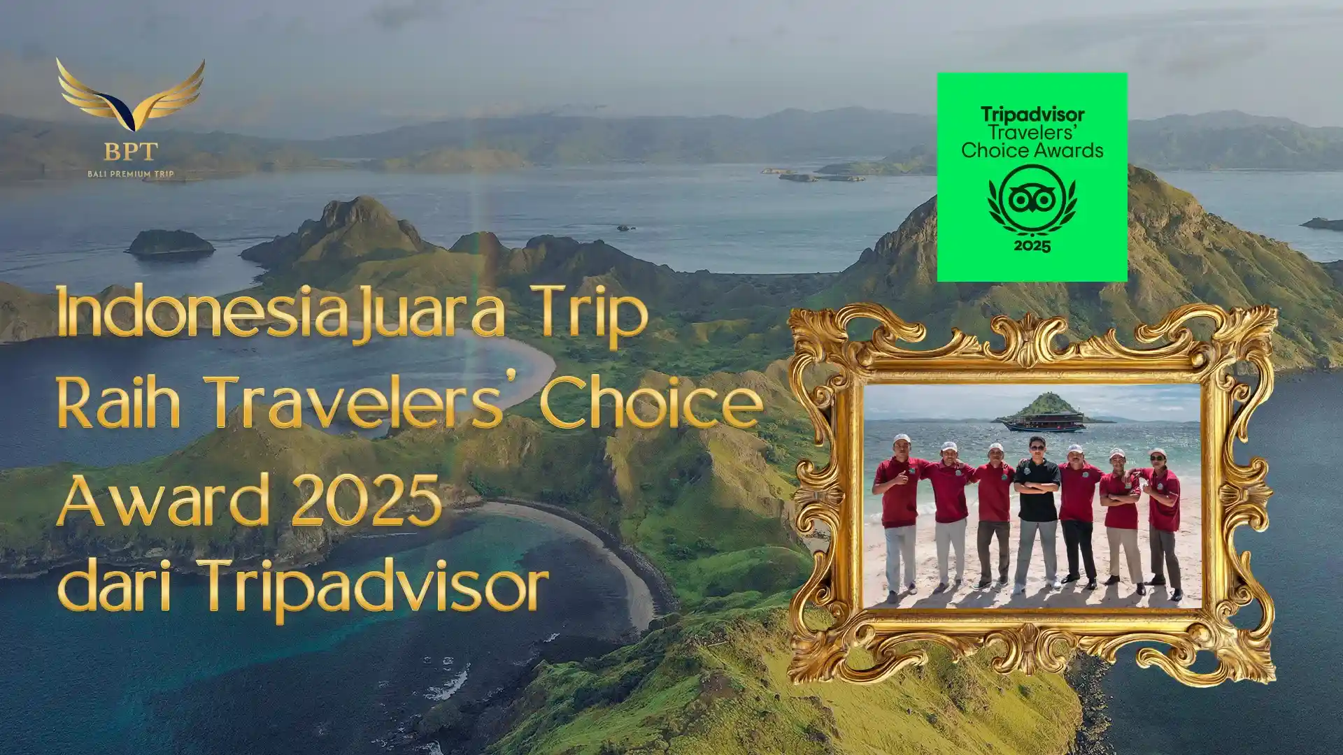 [BPT ID] IndonesiaJuara Trip Wins Tripadvisor Travelers' Choice Award 2025