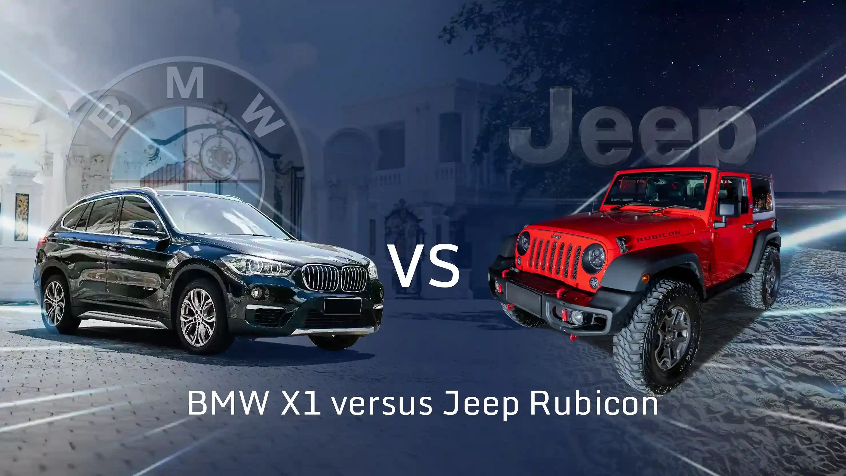 BMW X1 vs Jeep Rubicon | Bali Premium Trip