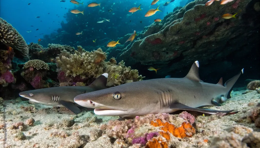 Gili Tepekong Shark Diving